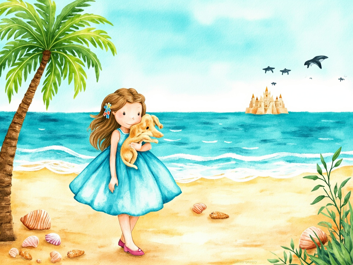 Find Luna at the Beach! cover